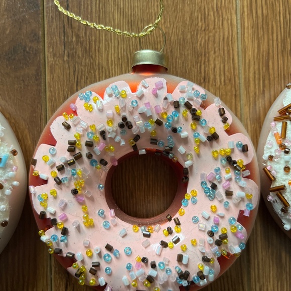 Indigo donut ornaments (set of 3) - Picture 3 of 5